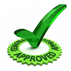 instant approval checkmark